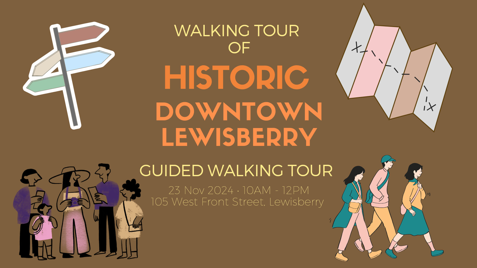 Event Banner for the walking tour